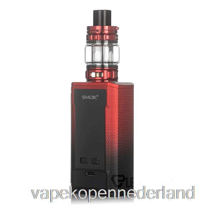 Elektronische Sigaret Vape Smok R-kiss 2 200w Starterkit Zwart Rood